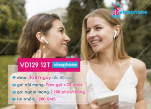 Gói cước Vd129 12T VinaPhone