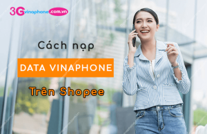 nạp thẻ data Vina trên shopee