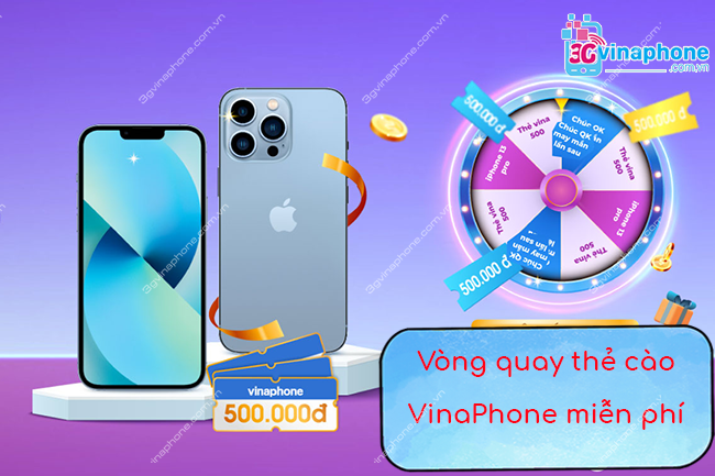 Vòng quay thẻ cào VinaPhone