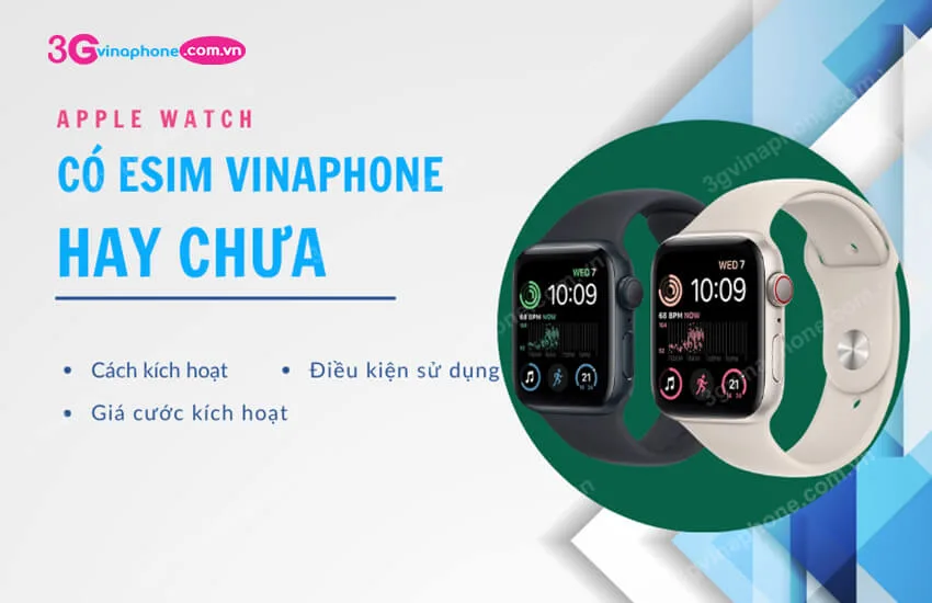 apple watch co esim vinaphone chua