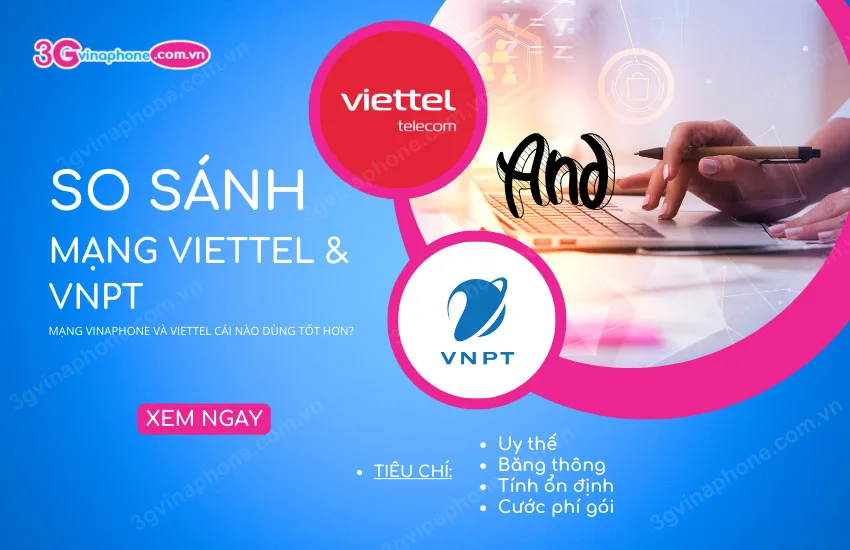 So sanh mang Viettel va VNPT