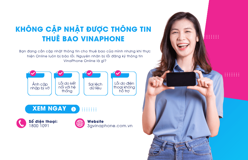 khong cap nhat duoc thong tin thue bao vinaphone