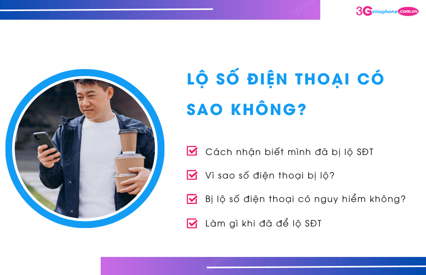 Vì sao bị lộ sdt