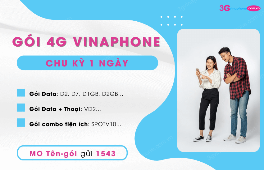 Cách đăng ký 4G Vinaphone 1 ngày rẻ