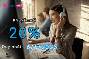 khuyen mai 20% vinaphone ngay 6/6/2023