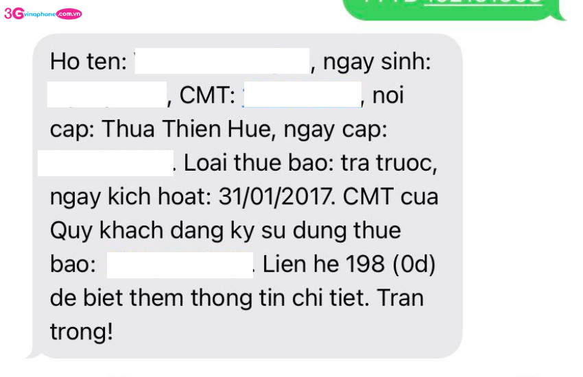 kiem tra thong tin thue bao