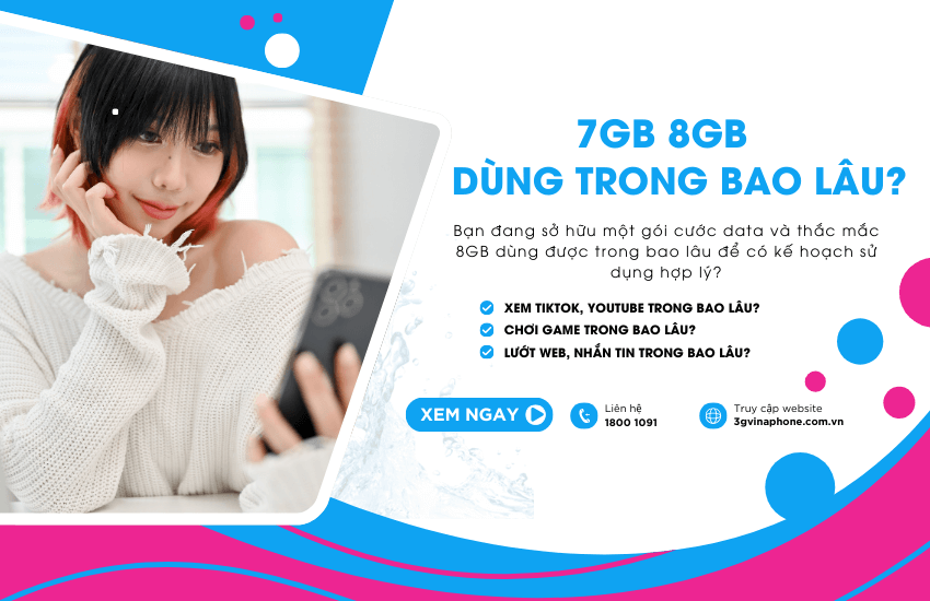 8gb dung duoc trong bao lau
