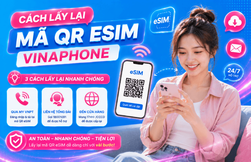 lay lai ma qr esim vinaphone