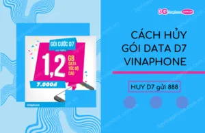 cach huy goi data D7 VinaPhone