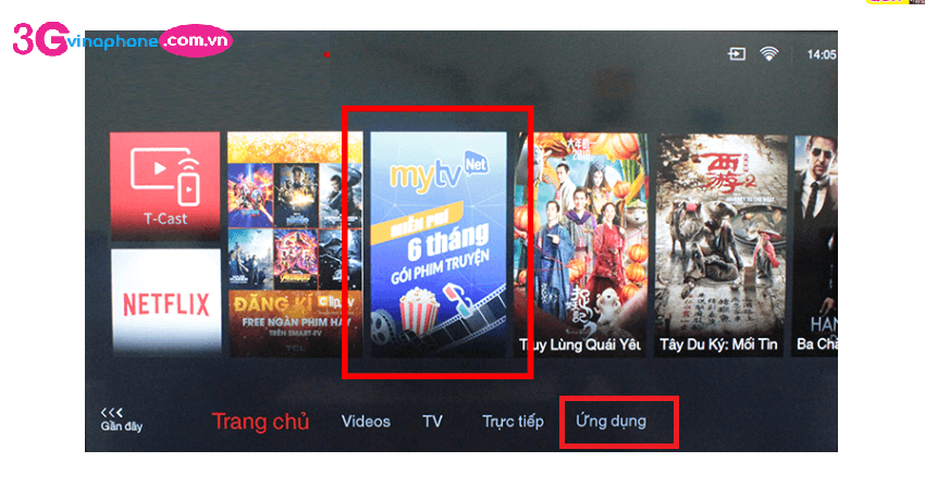 cach mo mytv tren tivi tcl 