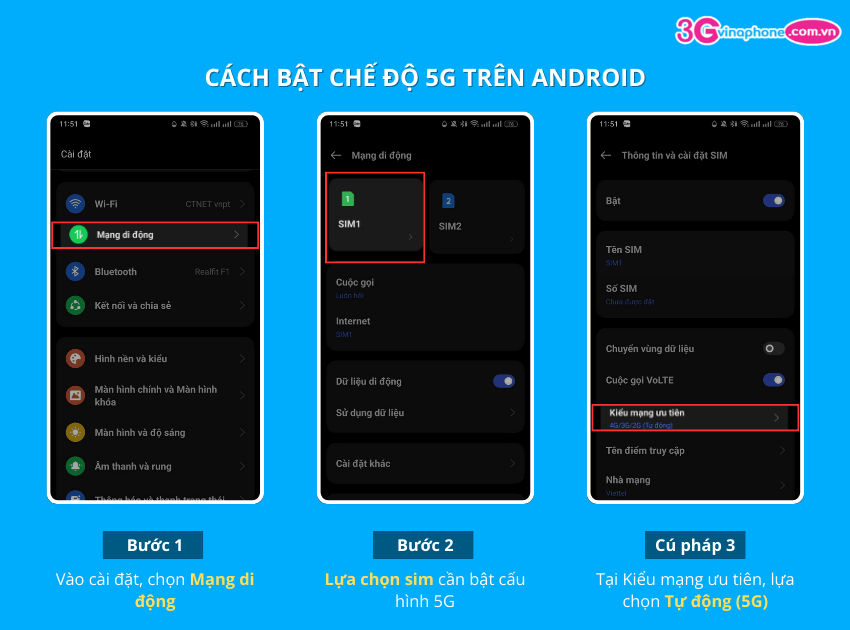 cach cai 5g tren dien thoai android