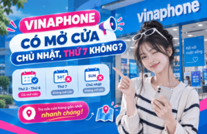 vinaphone mo cua chu nhat thu 7 khong
