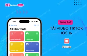 Phim tat tai video TikTok iOS 16