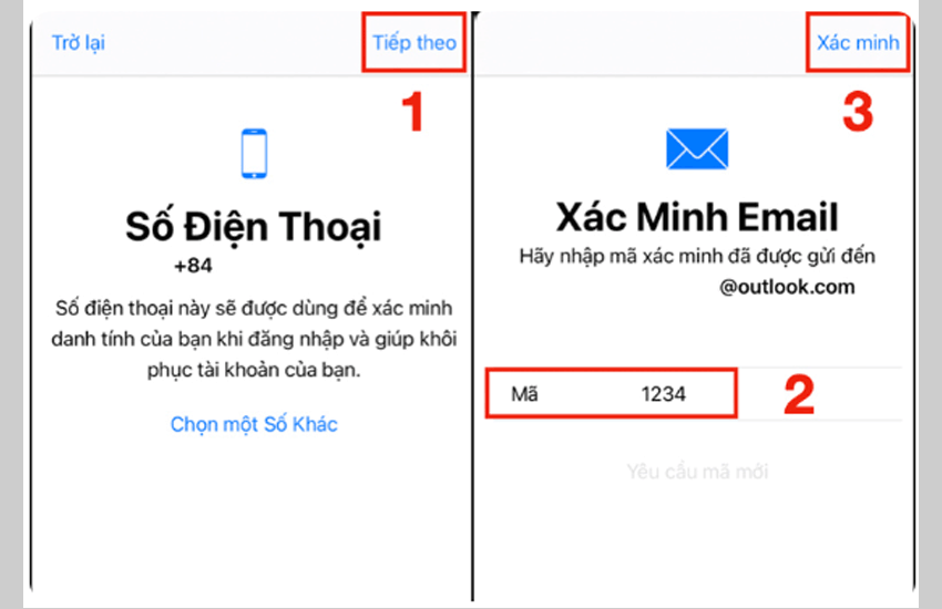 cach tao tai khoan icloud tren iphone